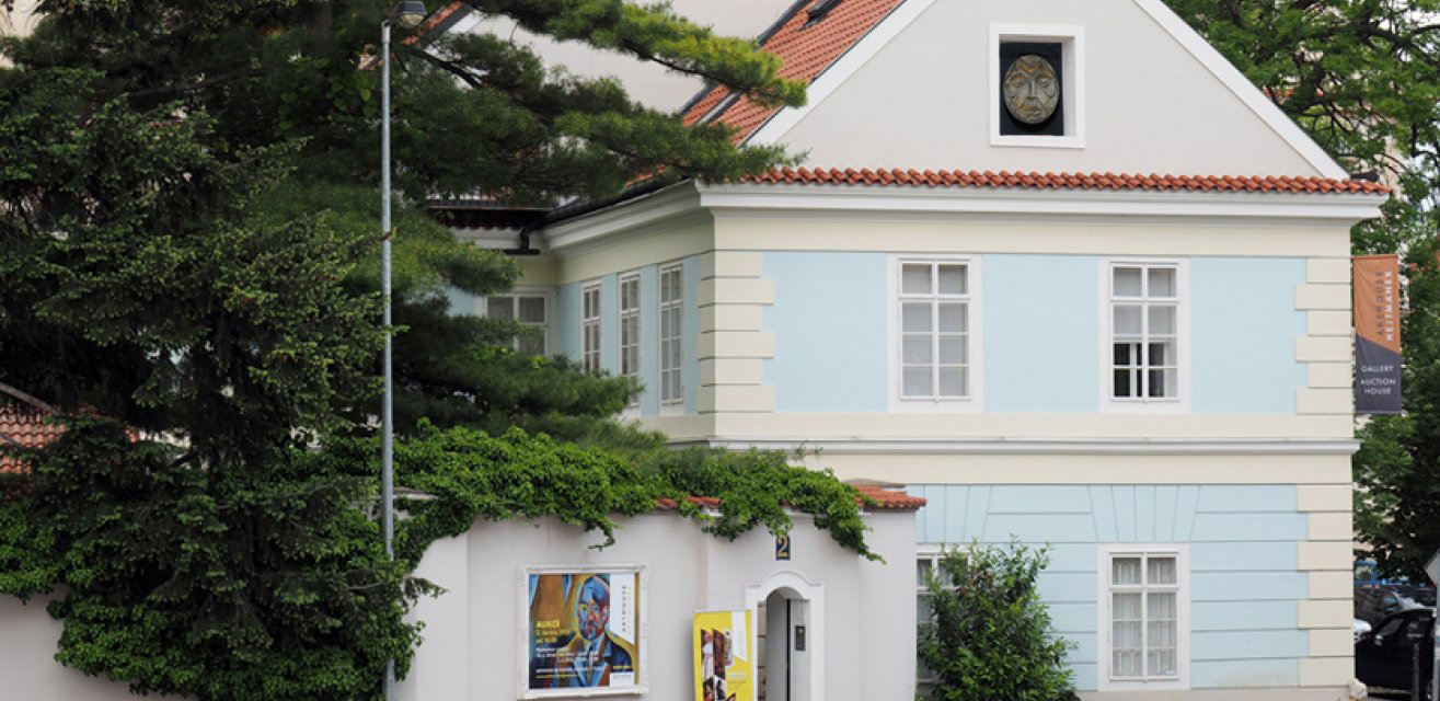 Arthouse Hejtmánek Gallery and Auction House is located in a 17th-century house in Prague’s Bubeneč district.