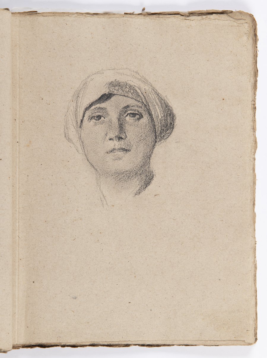 SKETCHBOOK OF DRAWINGS - STUDY OF PORTRAITS