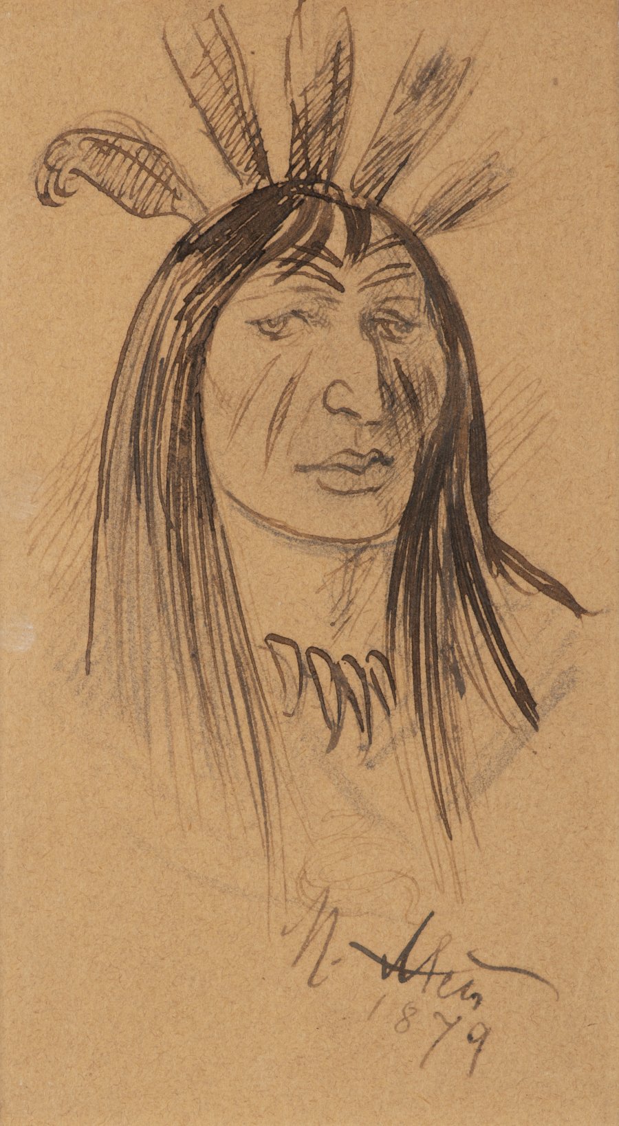 PORTRAIT OF A NATIVE AMERICAN