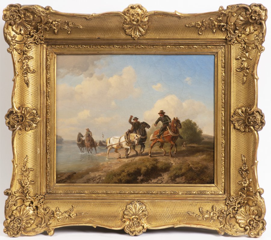 LANDSCAPE WITH RIDERS