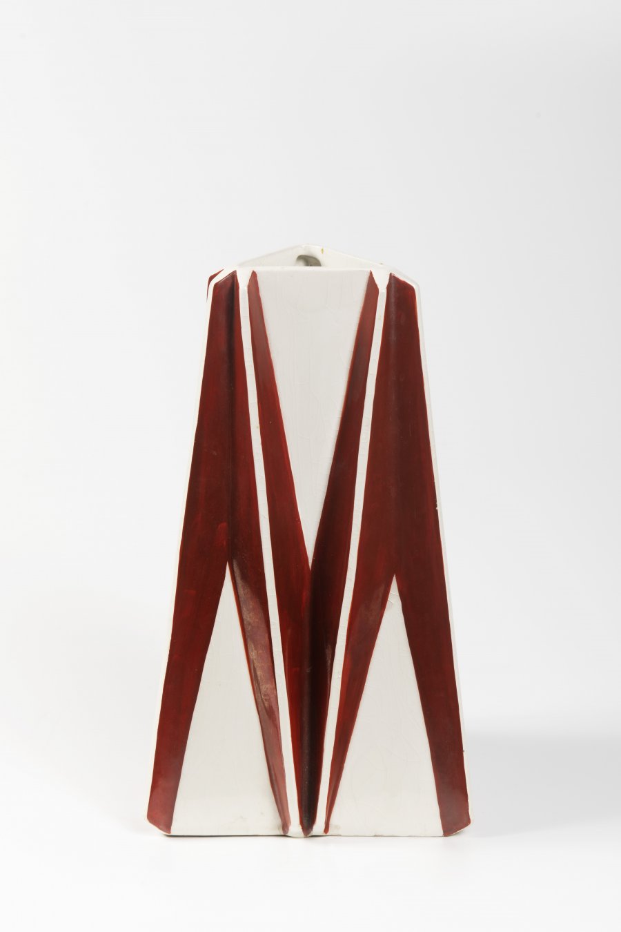 AN ANGULAR VASE