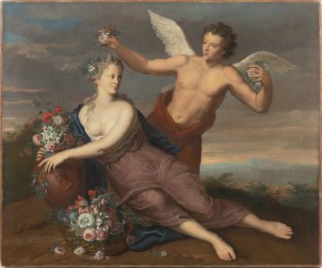 CUPID AND PSYCHÉ IN A LANDSCAPE
