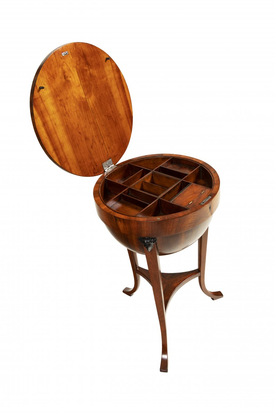 A BIEDERMEIER SEWING TABLE