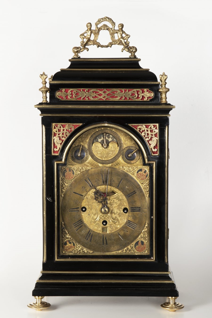 A BAROQUE TABLE CLOCK