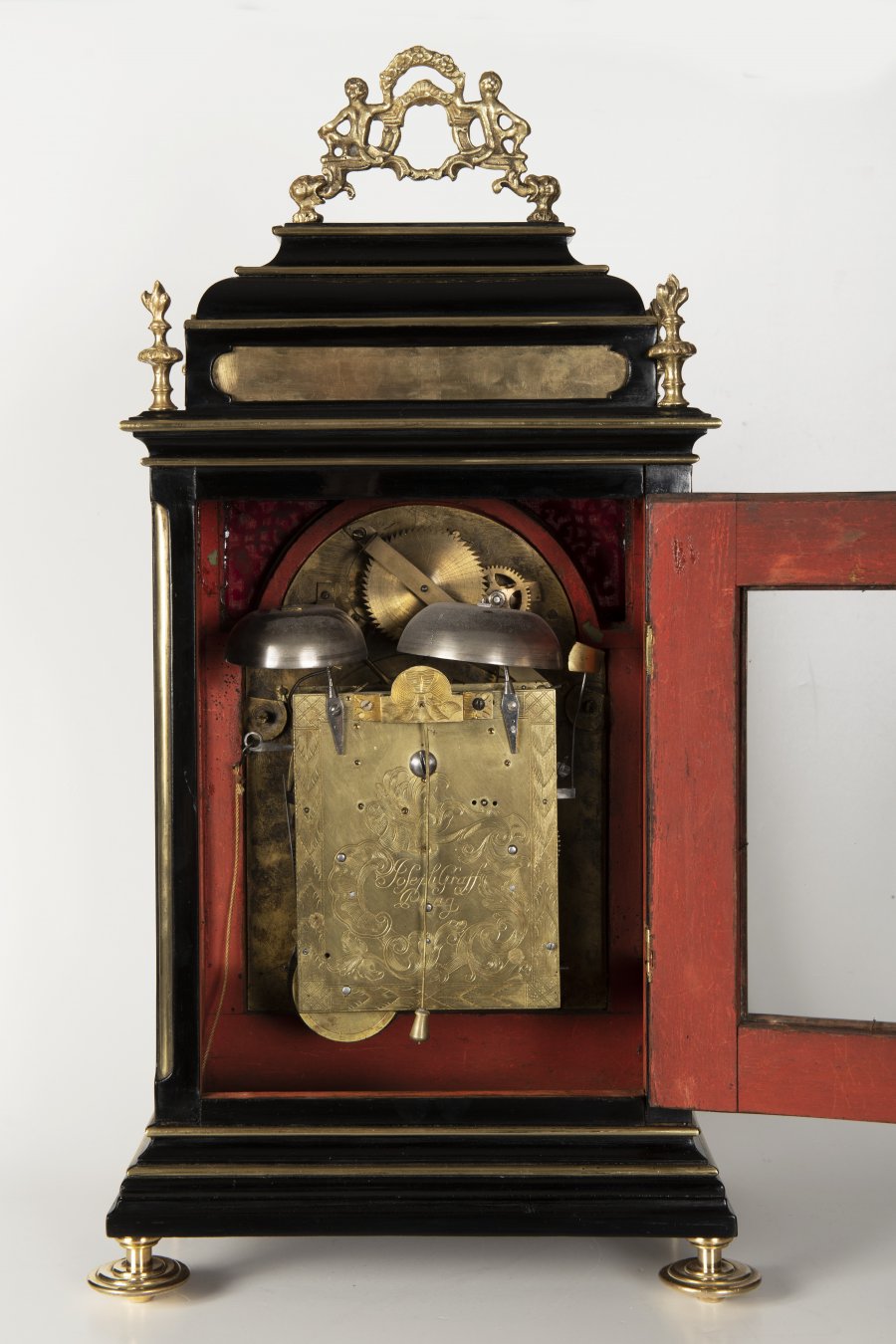 A BAROQUE TABLE CLOCK