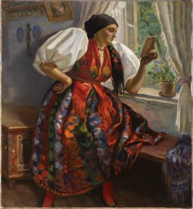 GIRL IN FOLK COSTUME