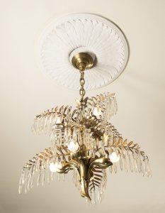 A PALM CHANDELIER