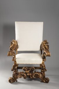 A VENETIAN BAROQUE ARMCHAIR