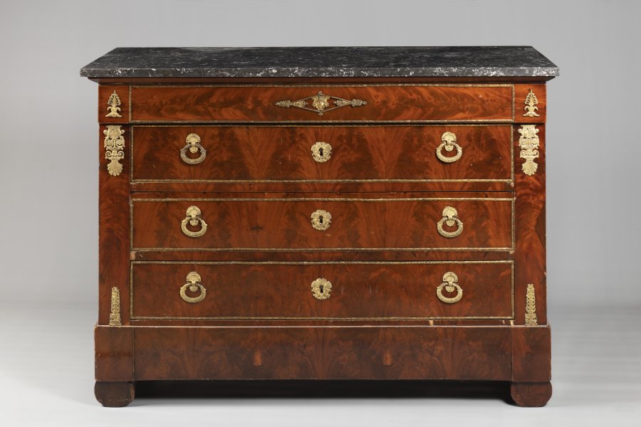 A FRENCH EMPIRE CHEST