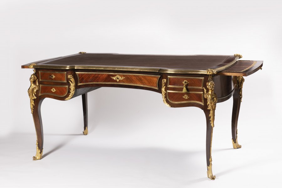 BUREAU PLAT IN STYLE OF LOUIS XV.