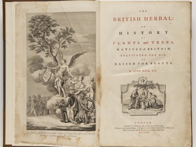 The British Herbal : An History of Plants and Trees, Natives in Britain, Cultivated for Use, or Raised for Beauty.