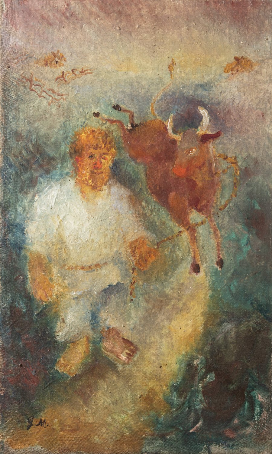 MAN WITH A BULL