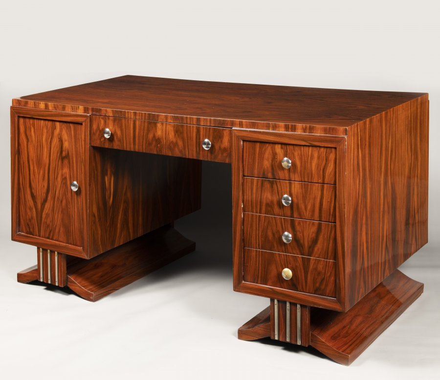 AN ART DECO DESK