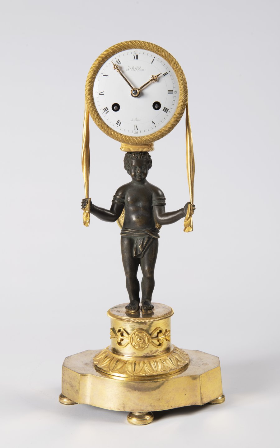 AN EMPIRE TABLE CLOCK