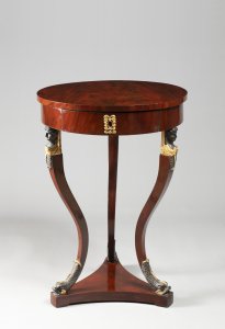 AN EMPIRE SIDE TABLE