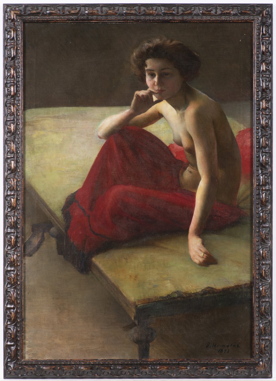 SEATED FEMALE NUDE