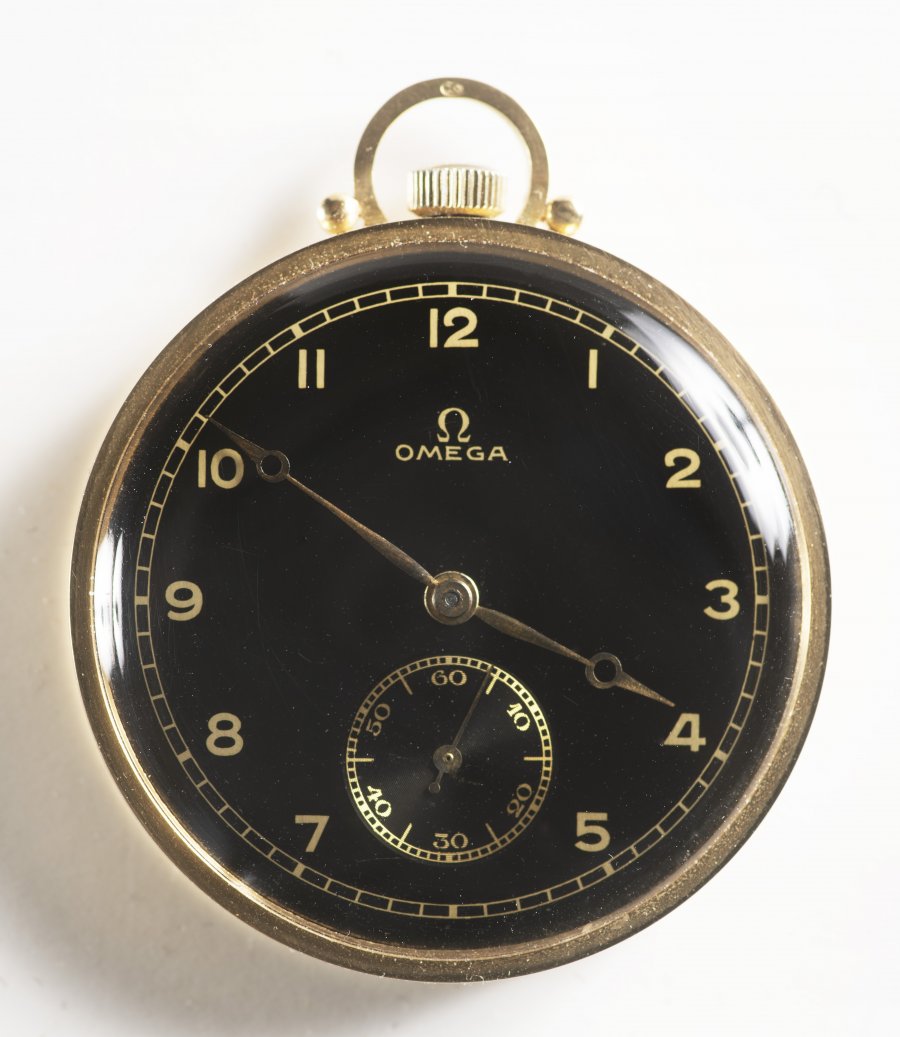 AN OMEGA POCKET WATCH