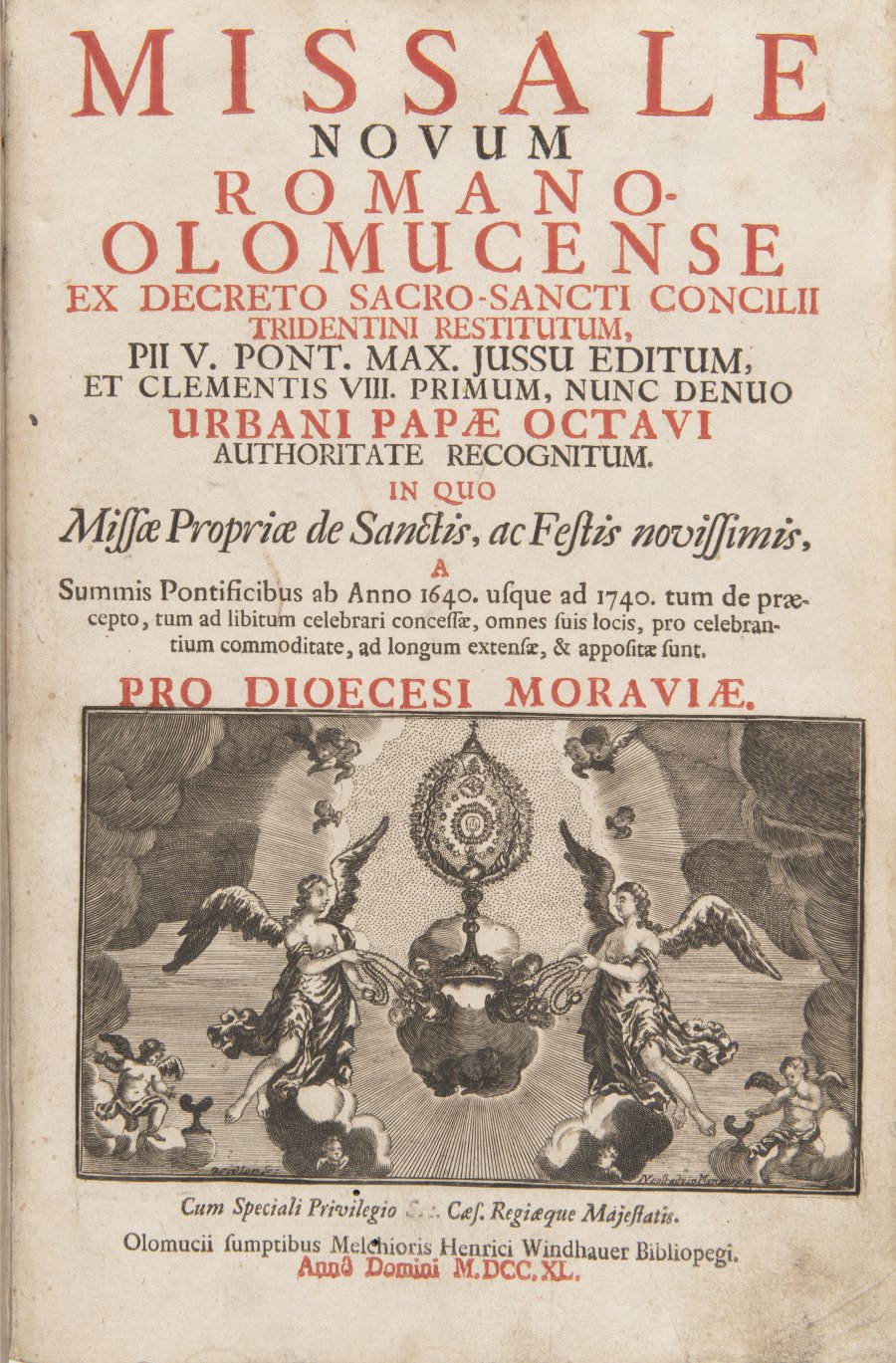 MISALE NOVUM ROMANO-OLOMOUCENSE