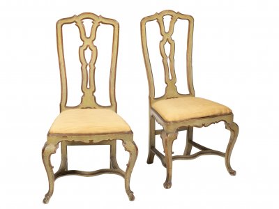 PAIR OF BAROQUE CHAIRS