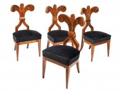 BIEDERMEIER FOUR CHAIRS