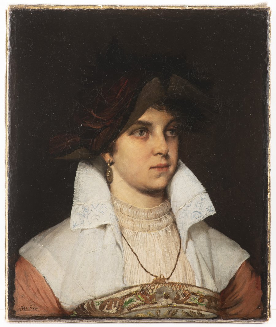 PORTRAIT OF A LADY IN PERIOD DRESS