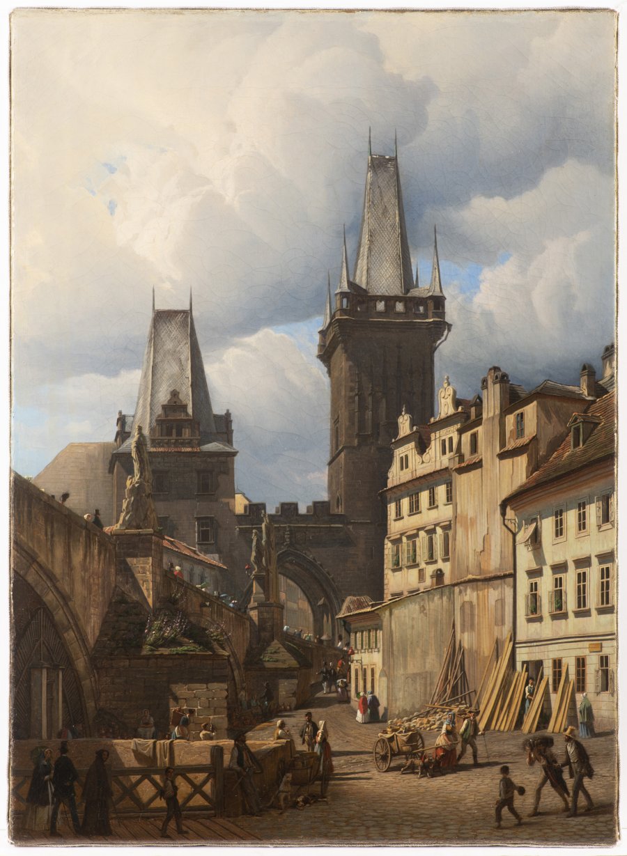 CHARLES BRIDGE WITH THE BRIDGE TOWER