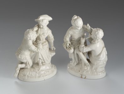 PAIR OF FIGURAL SCULPTURES BERLIN
