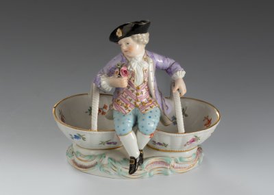 SALT AND PEPPER BOWL MEISSEN
