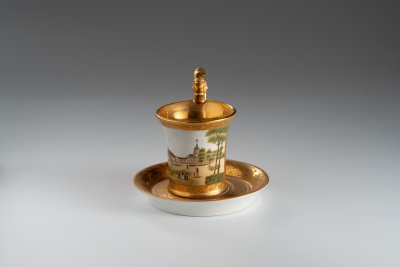 CUP AND SAUCER DRESDEN