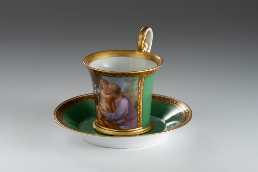 CUP AND SAUCER VIENNA