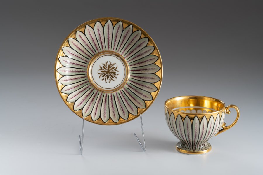 CUP AND SAUCER SLAVKOV
