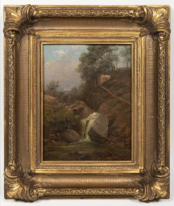 LANDSCAPE WITH A WATERFALL