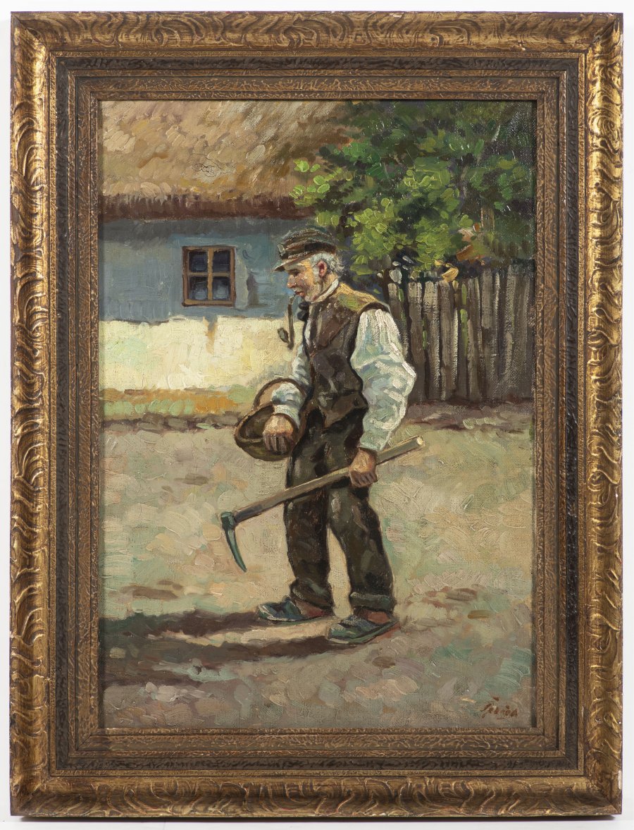 OLD MAN WITH A PIPE