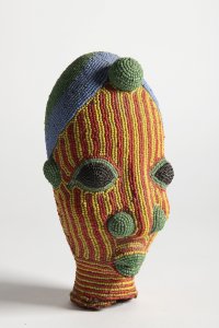 BAMILEKE BEADED HEAD