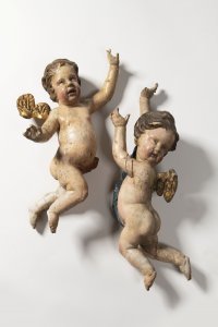 TWO BAROQUE PUTTI