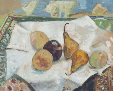 STILL LIFE WITH PEARS AND APPLES