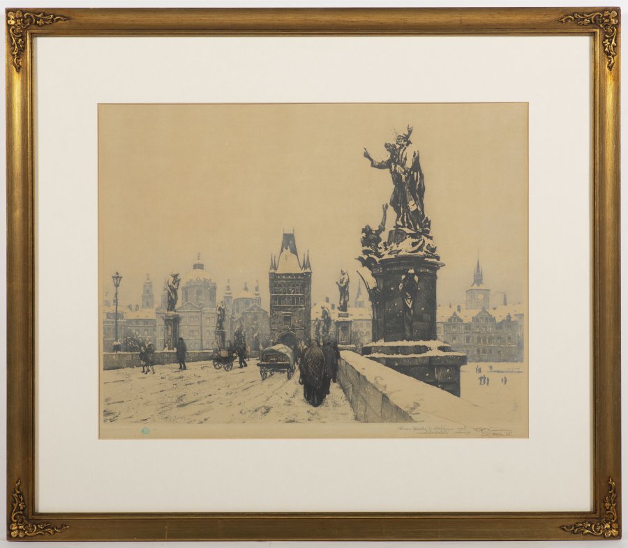 KARLŮV MOST V ZIMĚ