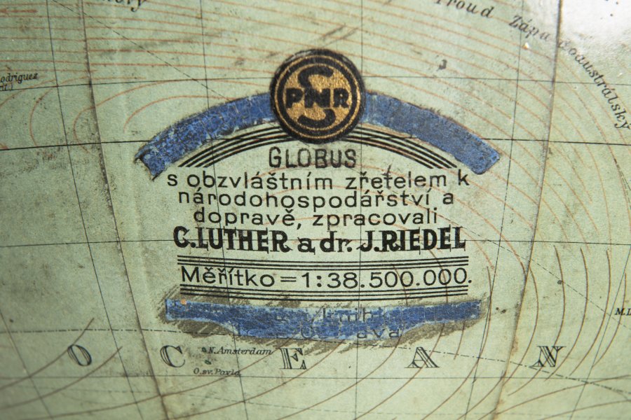 CZECHOSLOVAK TABLE GLOBE