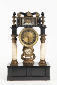 TABLE CLOCK FROM THE BIEDERMEIER PERIOD