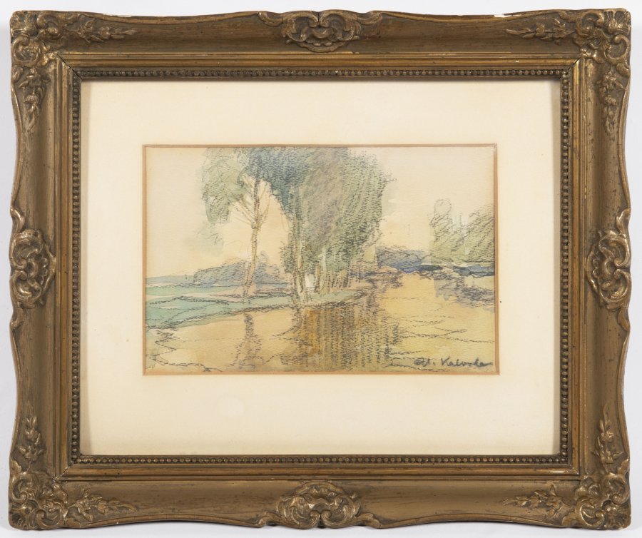 TREES BY THE RIVER
