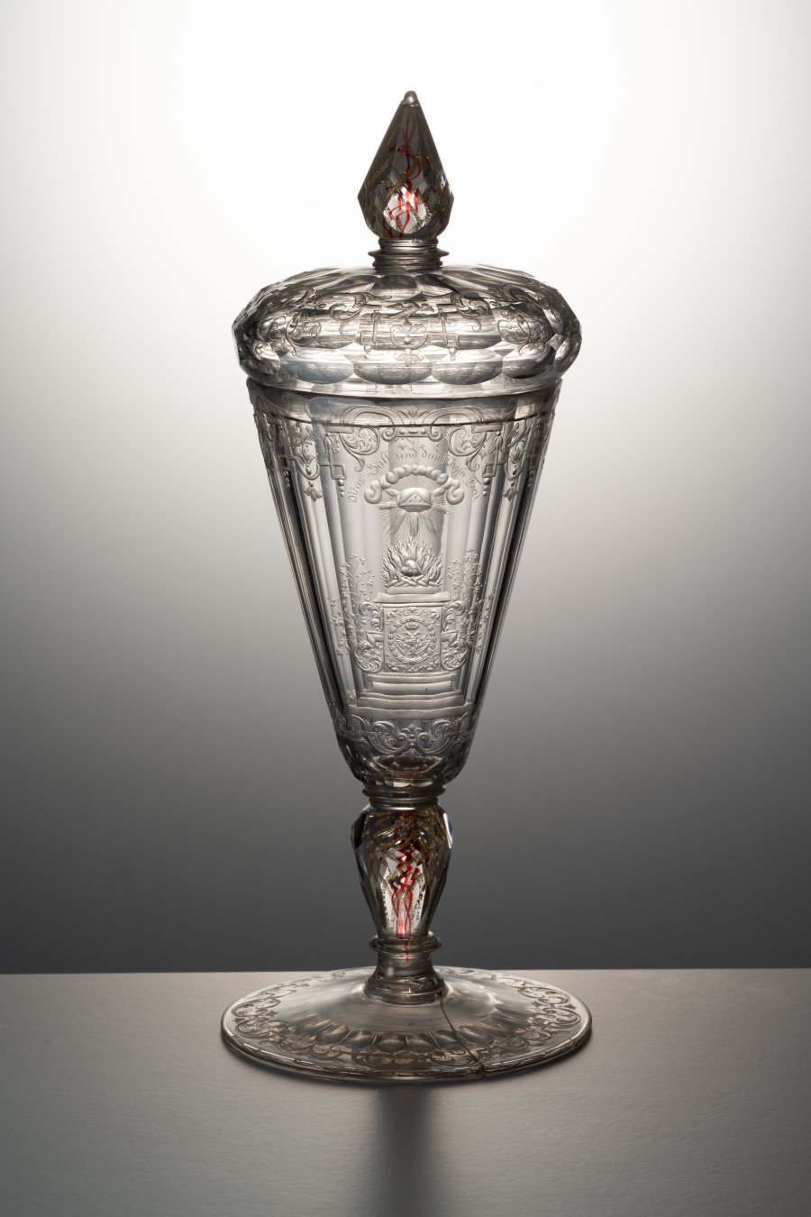 BAROQUE GOBLET WITH A LID