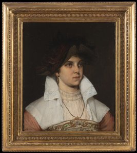 PORTRAIT OF A LADY IN PERIOD DRESS