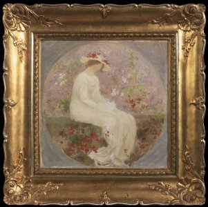 SEATED YOUNG WOMAN