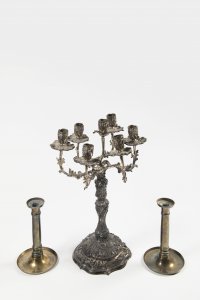 KONVOLUT TŘÍ SVÍCNŮ