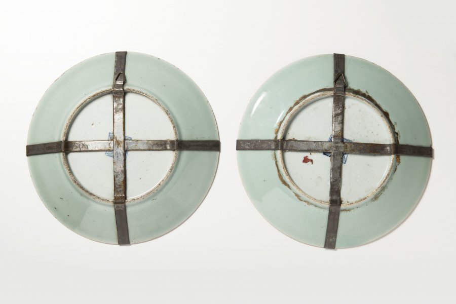 PORCELÁNOVÉ TALÍŘE FAMILLE ROSE