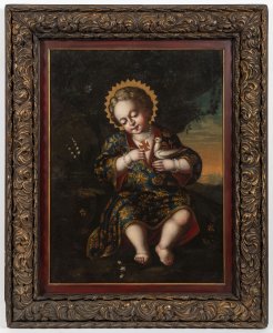 INFANT JESUS WITH A DOVE