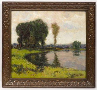 LANDCAPE WITH A POND