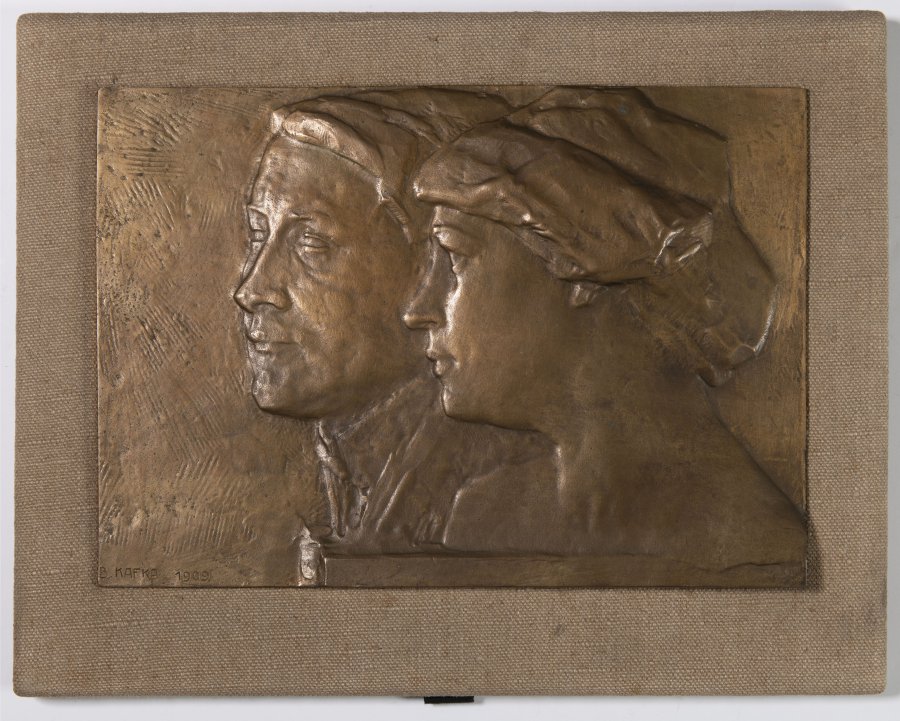 RUDOLF STOCKAR WITH HIS FIANCEE LIDMILA BRICHTOVÁ