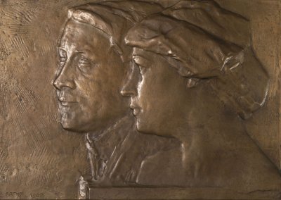 RUDOLF STOCKAR WITH HIS FIANCEE LIDMILA BRICHTOVÁ
