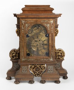 LARGE BAROQUE TABLE CLOCK